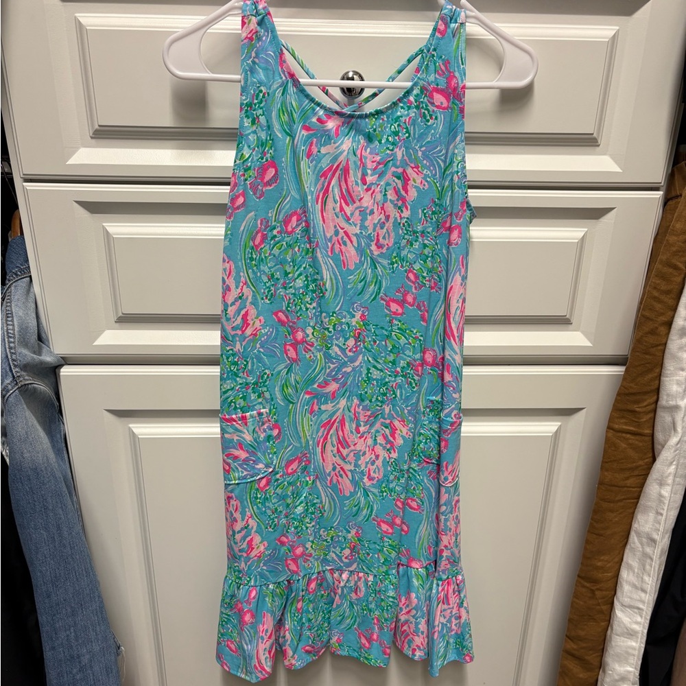 Lilly Pulitzer Sleeveless Dress - Blue and Pink - NWOT